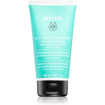 Apivita Oily Roots & Dry Ends Balancing Conditioner balsam pentru scalp gras și vârfuri uscate - imagine 2